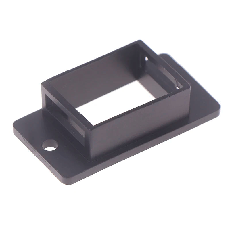 RJ45 1-Port Metal Keystone Panel Mount Bracket Adapter Holder Keystone Panel Bracket Babs Black