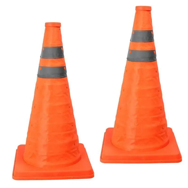 Foldable Traffic Cones 2 Pack – Reflective High Visibility Safety Cones Foldable Safety Cones Babs As Shown