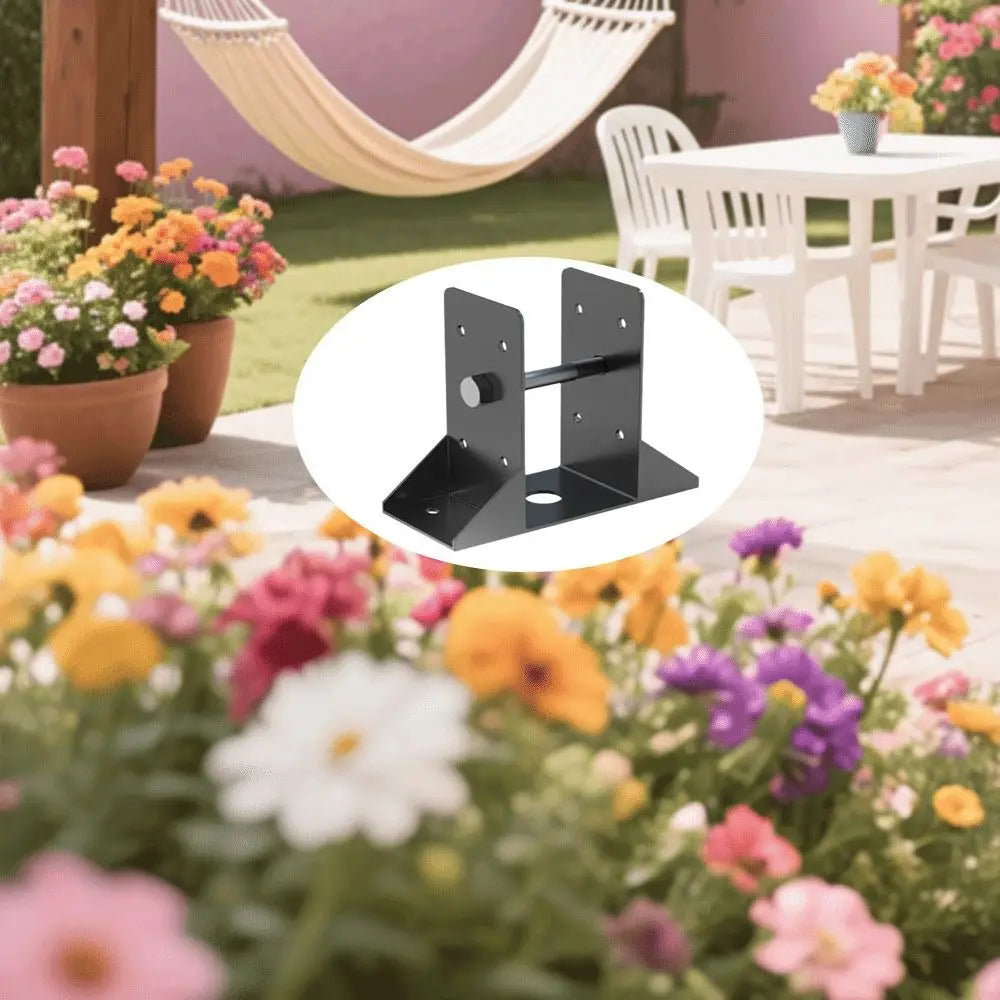 Heavy-Duty Steel Deck Railing Post Bracket 4x4 & 6x6 Inch Railing Post Bracket Babs