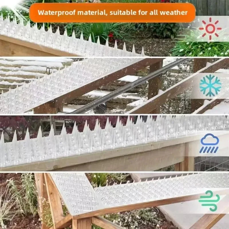 20-Pack PVC Bird Repeller Spikes – Fence & Garden Deterrent Bird Deterrent Spikes Babs