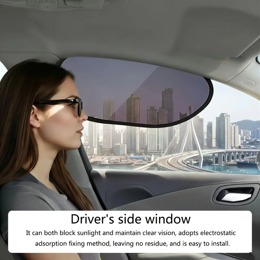 2-Pack Car Window Sunshade – Static Cling, Easy Install Car Window Sunshade Babs