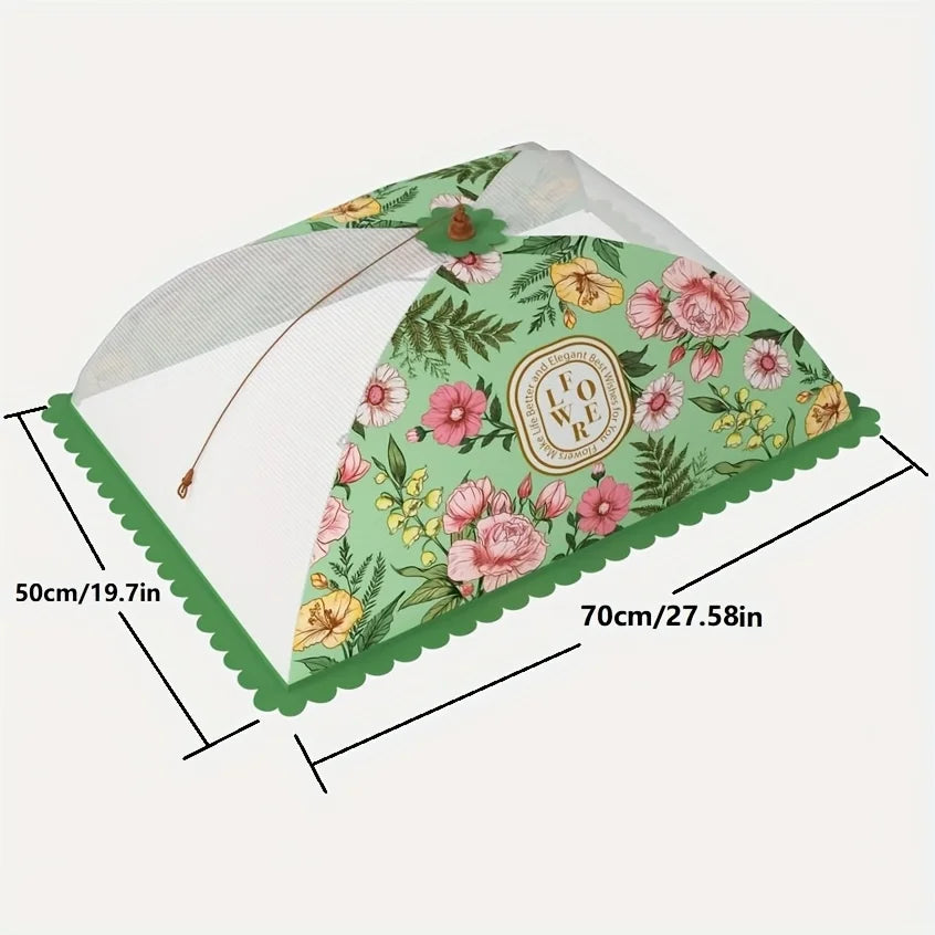 Foldable Mesh Food Cover – Dust & Fly Proof Dining Cover Mesh Food Cover Babs Square 70cm