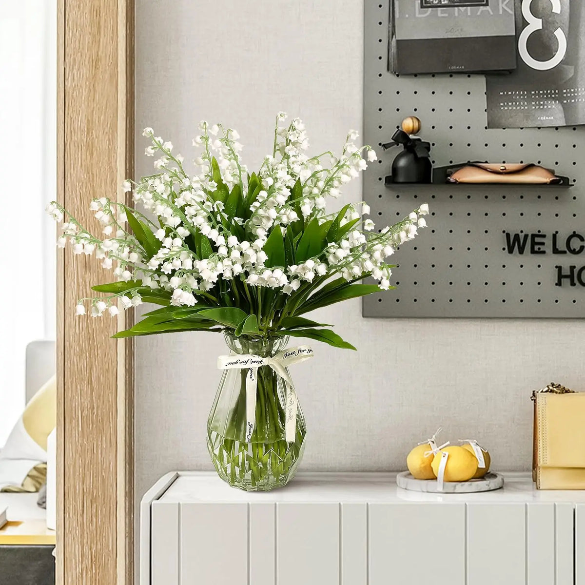 Artificial Bellflower Bouquet – Handmade Fake Plastic Flowers Artificial Flower Bouquet Babs