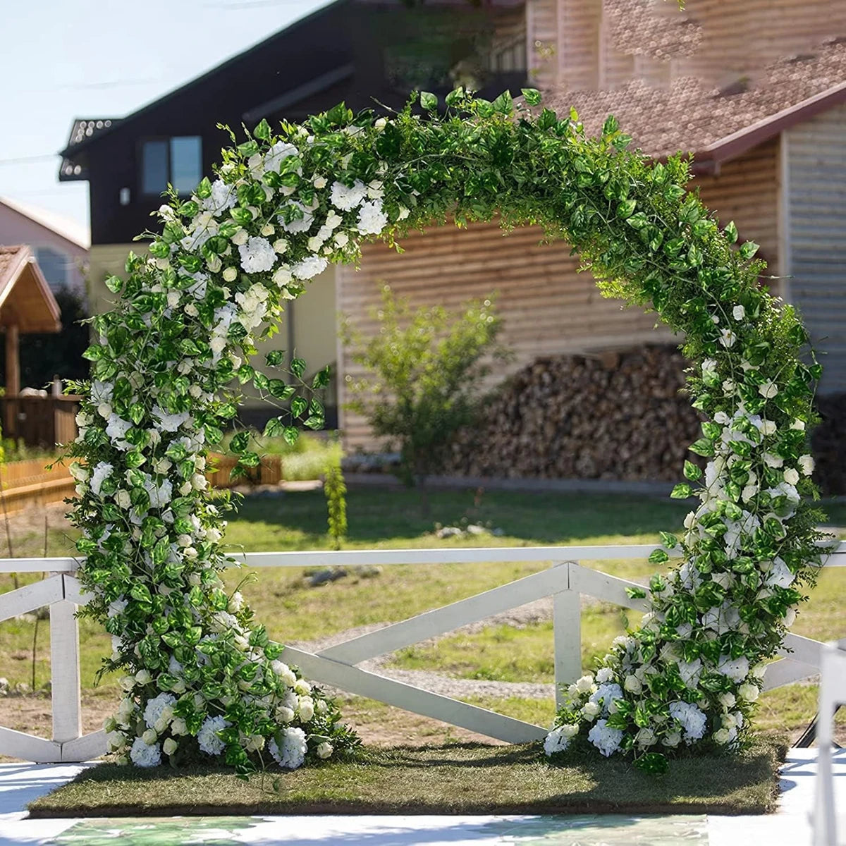 2M Artificial Green Dill Leaf Vine – Wedding & Home Décor Artificial Hanging Vine Babs