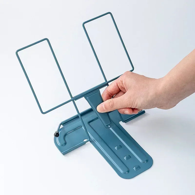 Foldable Metal Reading Stand & Portable Music Book Holder Foldable Book Stand Babs