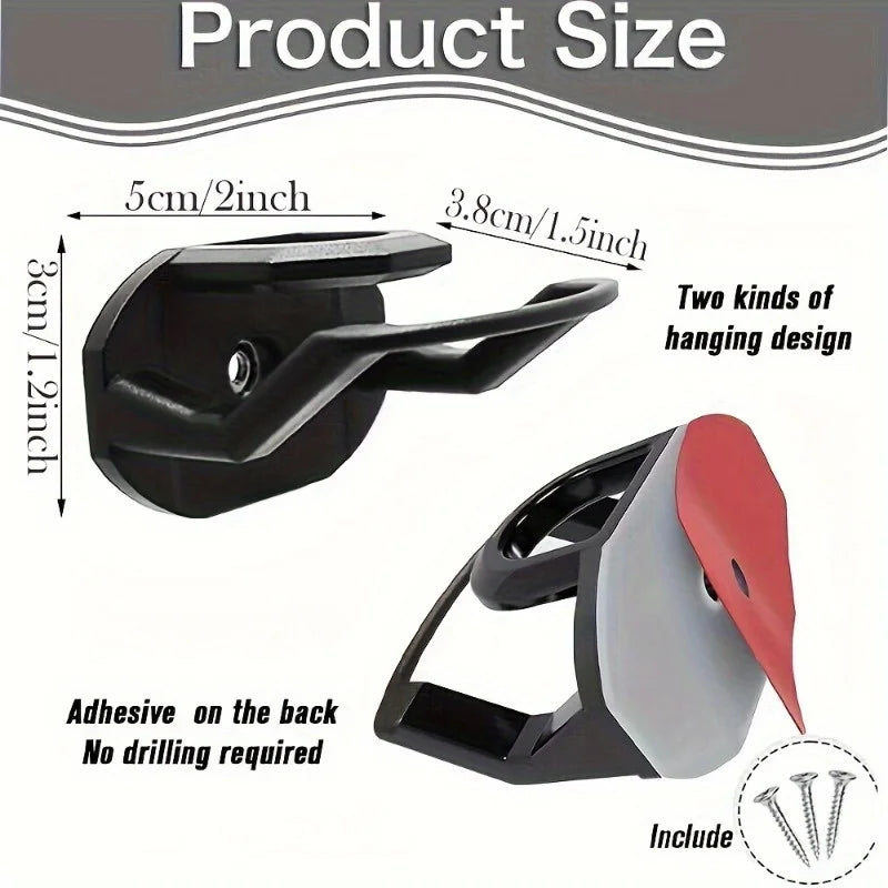 Adhesive Hat Hooks for Wall – Stainless Steel Hat Rack Adhesive Wall Hooks Babs