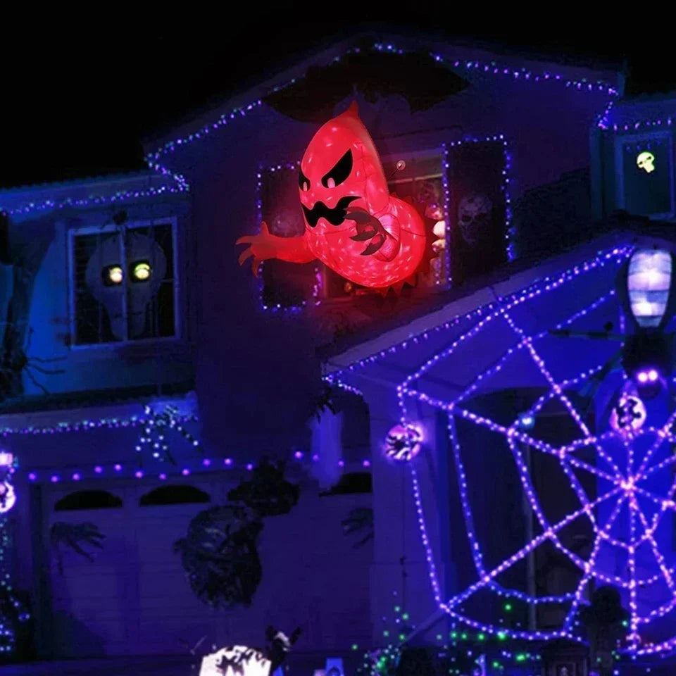 Giant Inflatable Halloween Ghost Yard Decoration with Lights Inflatable Halloween Decoration Babs