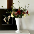 Modern Ceramic Vase | Nordic Minimalist Hydroponic Décor Decorative Ceramic Vase Babs White