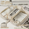 Volcano Pencil Case – Multi-Layer Stationery Organizer Pencil Case Organizer Babs Off white