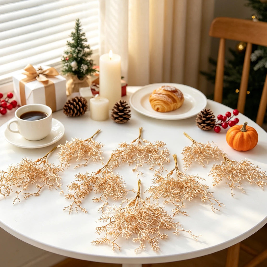Artificial Gold & Silver Branches – Wedding & Holiday Decor Artificial Decor Branches Babs