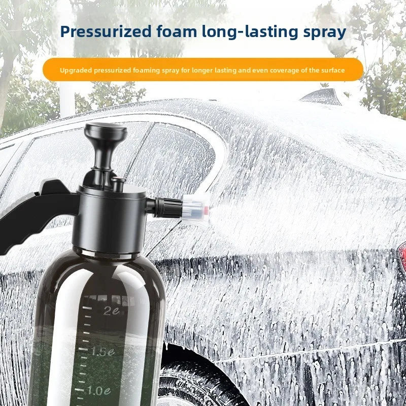 2L High Pressure Car Wash Foam Sprayer Bottle & Foam Nozzle Car Foam Sprayer Babs