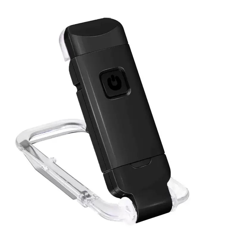 LED Clip Book Light USB Rechargeable – Portable Reading Lamp Clip Reading Light Babs Black