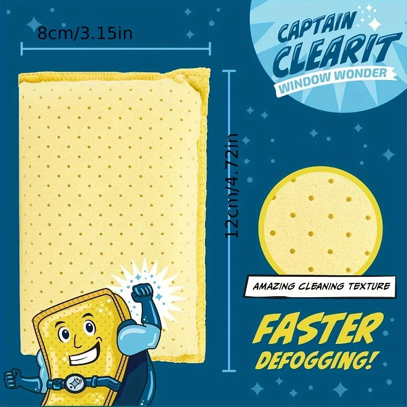 Super-Absorbent Anti-Fog Sponge – Car, Mirror & Glass Anti-Fog Cleaning Sponge Babs