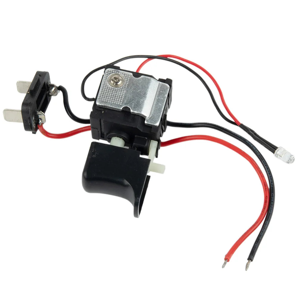 Electric Drill Trigger Switch 7.2V–24V Variable Speed with Light Drill Trigger Switch Babs