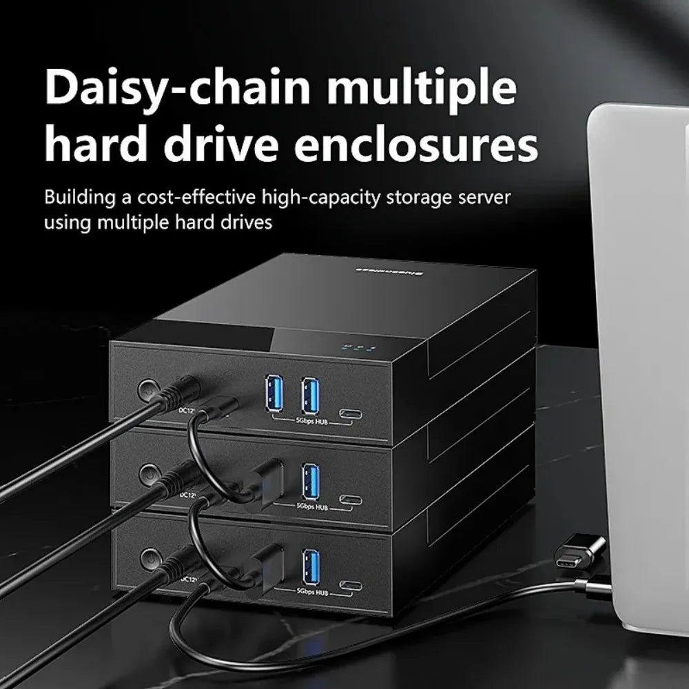 USB 3.0 External HDD Enclosure 2.5/3.5" SATA SSD Hard Drive Hard Drive Enclosure Babs