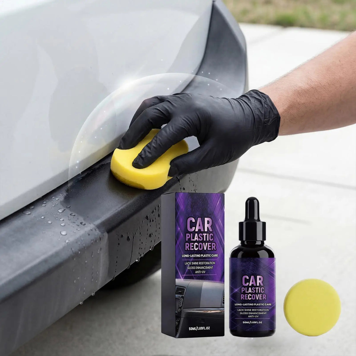 Car Trim Restorer Wax Coating – Back to Black Gloss Polish Car Trim Restorer Babs