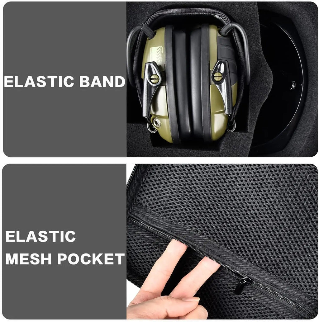EVA Hard Case for Walker's & Howard Leight Electronic Earmuffs Earmuff Storage Case Babs