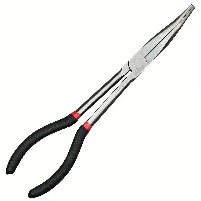 Needle-Nose Fishing Pliers – Carbon Steel Curved & Straight Head Fishing Pliers Babs 1pc