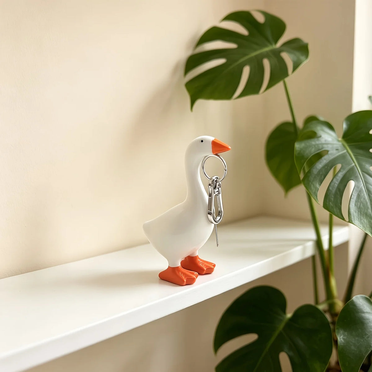 Magnetic Resin Goose Organizer – Desk, Entryway & Bar Decor Decorative Organizer Babs