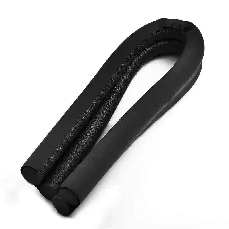 Double Door Draft Stopper Seal Strip – Windproof & Soundproof Door Draft Stopper Babs Black 93cm