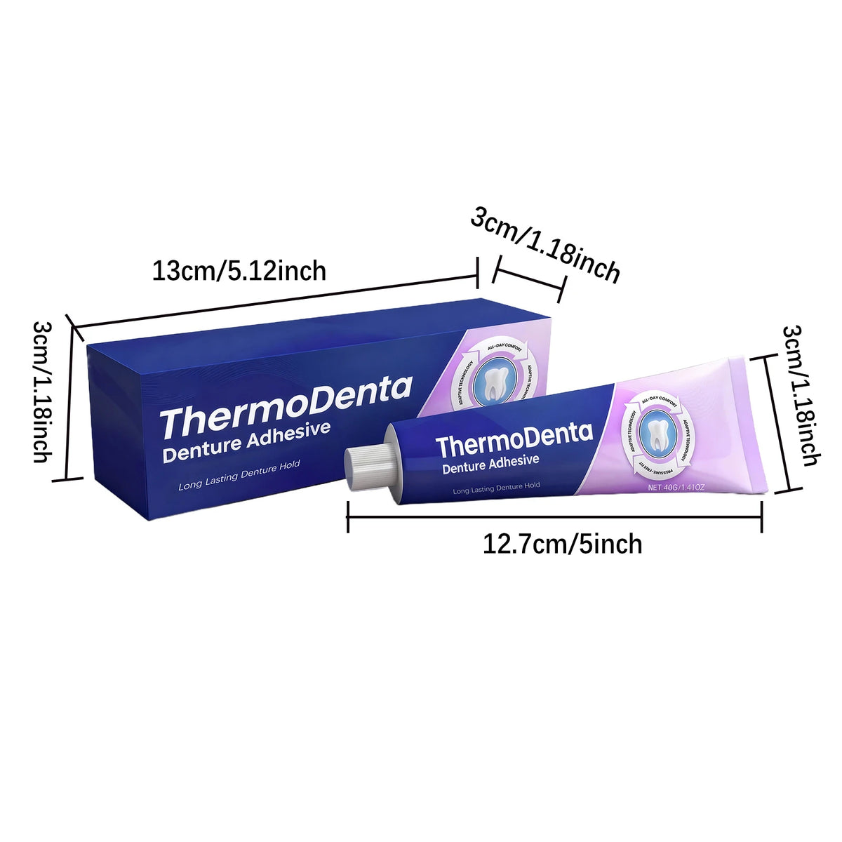 Thermoplastic Denture Adhesive Cushion & Silicone Reline Kit Denture Adhesive Kit Babs