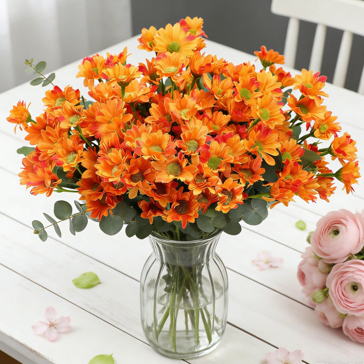 Silk Daisy Artificial Flower Bouquet – Wedding & Home Decor Artificial Flower Bouquet Babs