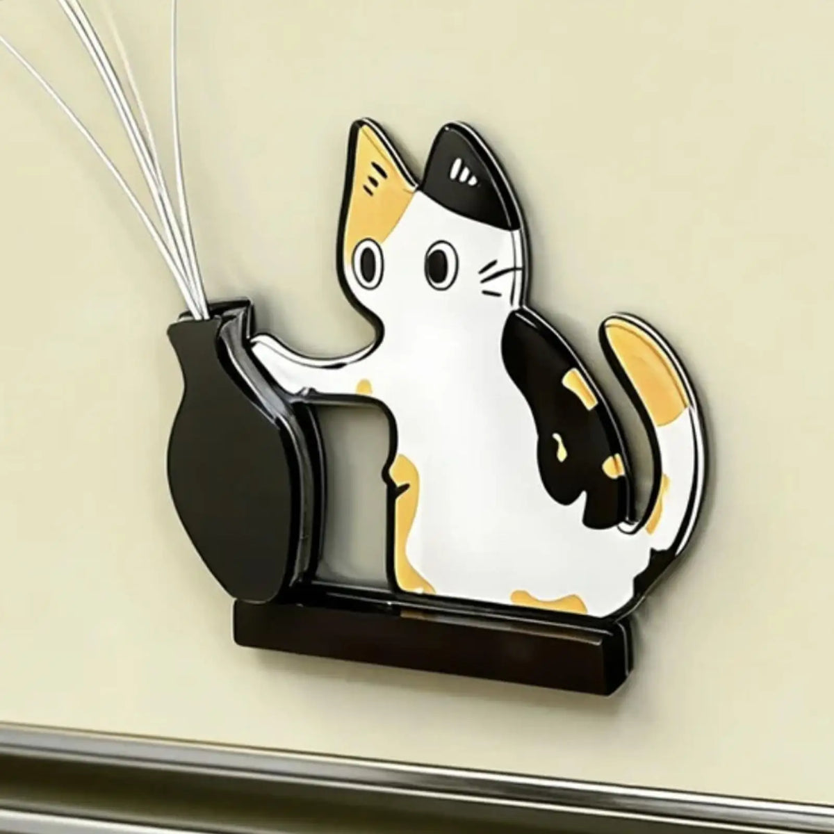 Acrylic Cat Whisker Keepsake Magnet – Cat Hair Storage Box Fridge Magnet Keepsake Babs