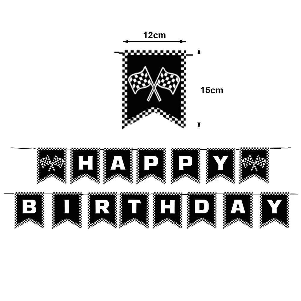 Race Car Tire Paper Napkins – Birthday & Baby Shower Party Supplies