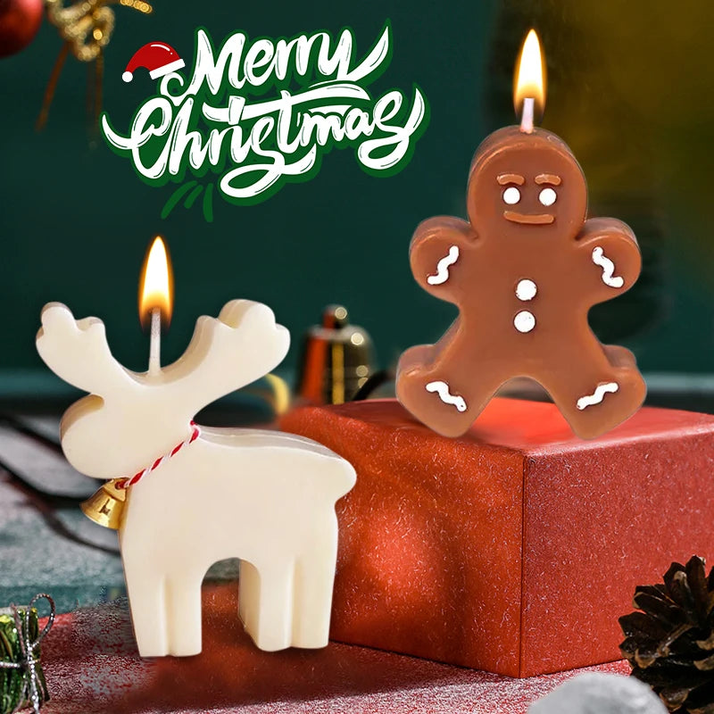 Christmas Silicone Molds – Snowflake, Elk & Xmas Tree Craft Set Silicone Craft Molds Babs