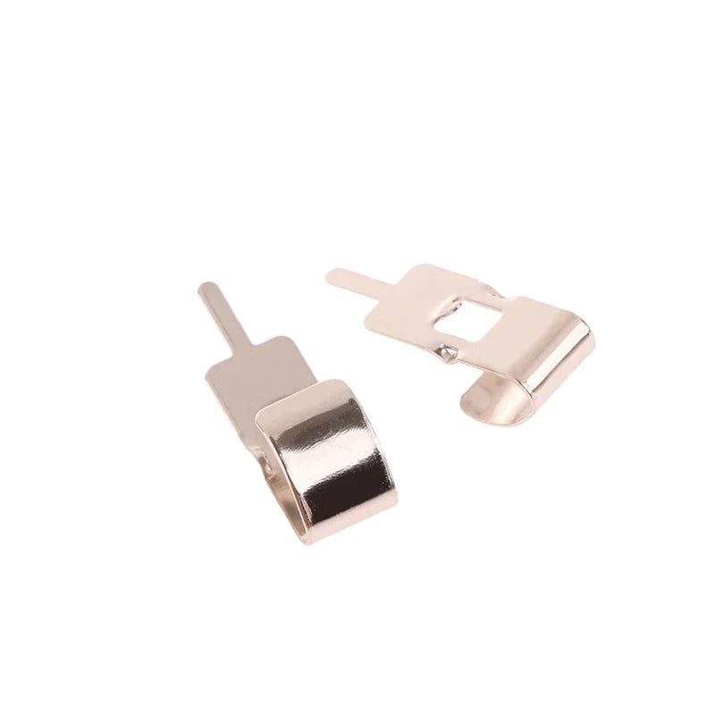 50PCS Spring Steel 18650 Battery Contact Clips for Electronics Battery Contact Clips Babs