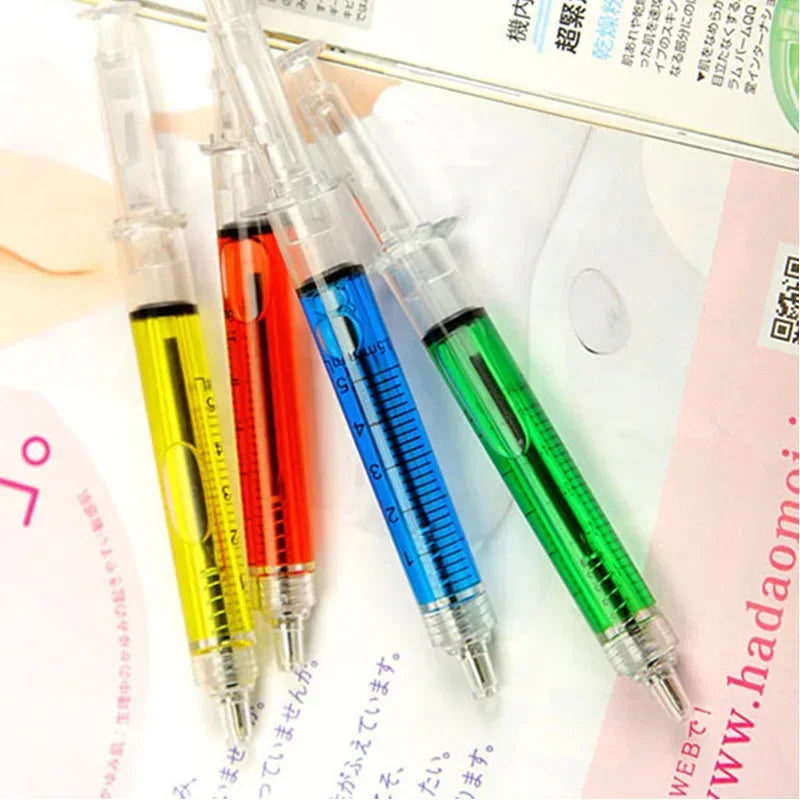 Syringe Shape Ballpoint Pens – Novelty Pens for Kids & Parties Novelty Ballpoint Pens Babs