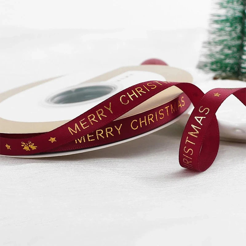 5m Christmas Ribbon – Gift Wrap, Tree & Holiday Décor