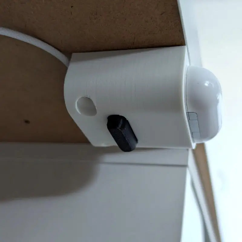 Under-Desk Earphone Charging Dock | Adhesive Mount by HUXUAN Earphone Charging Dock Babs