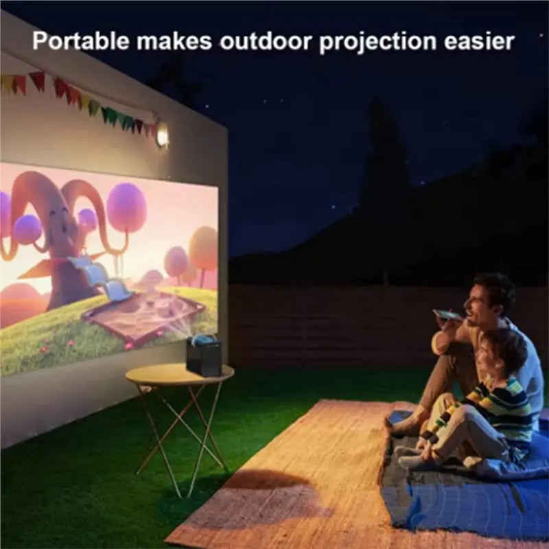 4K Android Smart Mini Projector | WiFi Bluetooth 1080P Home Theater Smart Mini Projector Babs