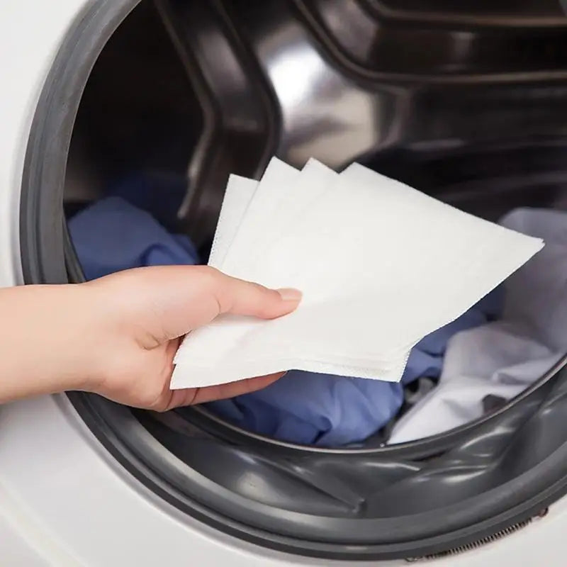 30-Pack Color Catcher Sheets – Anti-Dye Laundry Absorber Laundry Color Catcher Babs