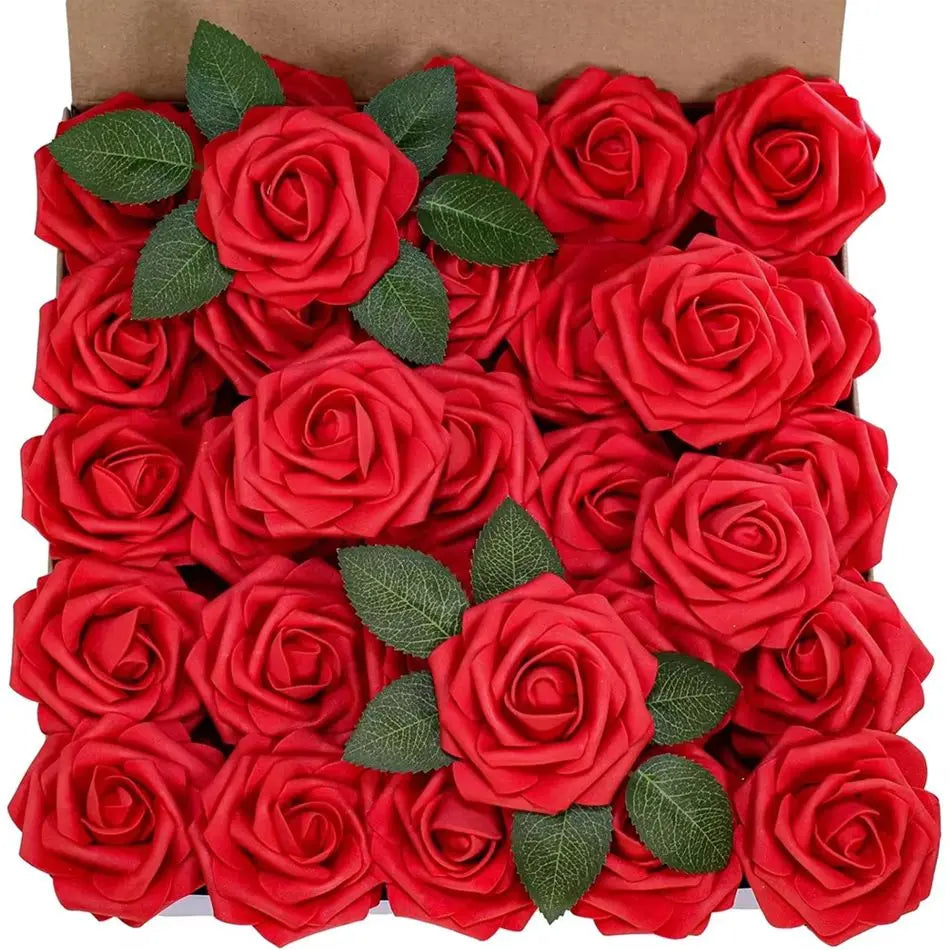 PE Foam Artificial Roses – Wedding, Wreath & Home Décor Artificial Flower Heads Babs