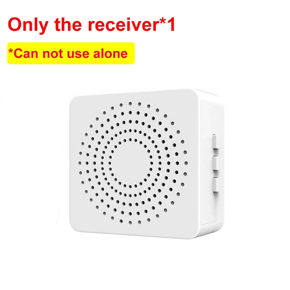 KEBETEME USB Wireless Doorbell – 38 Songs & 3-Level Volume Wireless Doorbell Babs ONLY RX