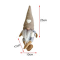 Faceless Gnome Christmas Ornament | Sitting Cloth Dwarf Décor Christmas Gnome Ornament Babs 3