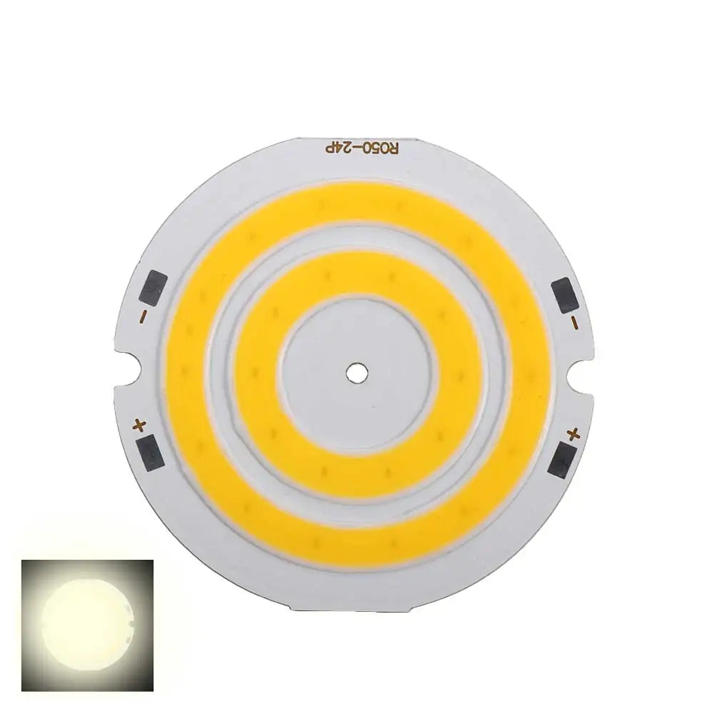 2W Round Double Ring COB LED Chip – DIY Light Component COB LED Chip Babs medium white 4200K