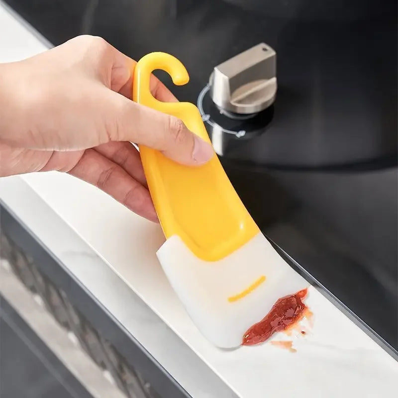 Silicone Kitchen Cleaning Scraper Spatula – 1/2/3 Pcs Set Silicone Kitchen Scraper Babs