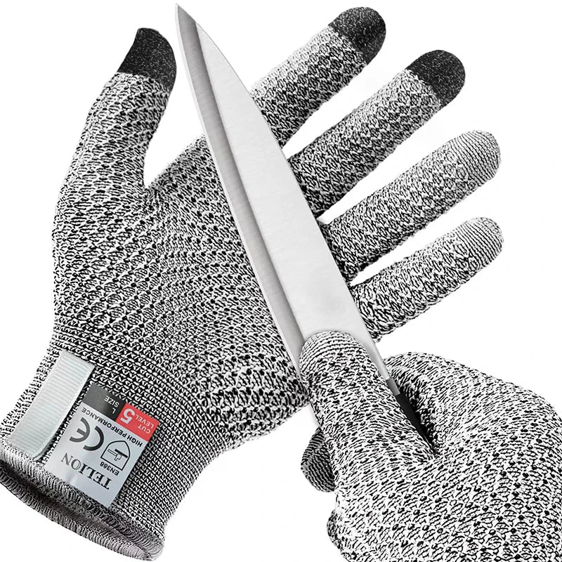 Cut-Resistant Touch Screen Kitchen Gloves – Food Grade Cut-Resistant Gloves Babs