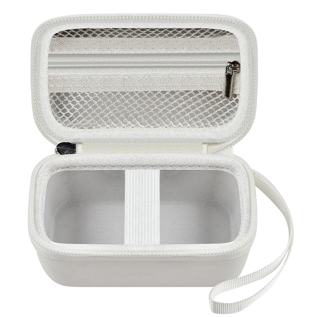 Portable Label Maker Storage Case – EVA Hard Shell Organizer Label Maker Case Babs Ivory