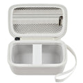Portable Label Maker Storage Case – EVA Hard Shell Organizer Label Maker Case Babs Ivory