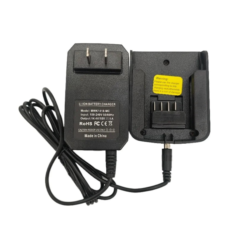 Li-ion Battery Charger for Milwaukee 14.4–18V | US/UK/EU Plug Battery Charger Babs