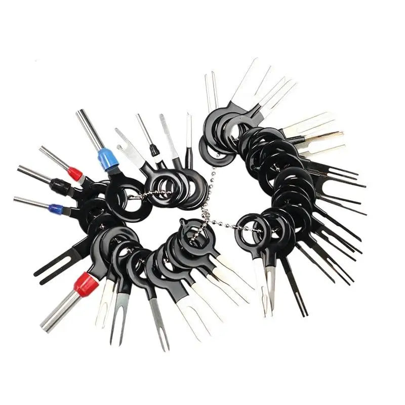 3-Piece Terminal Removal Tool Kit – Car Wiring Pin Extractor Automotive Wiring Tool Babs
