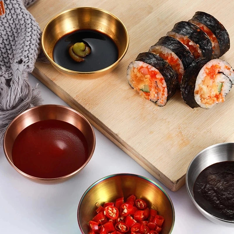 Stainless Steel Sauce Dipping Bowl | Seasoning Dish Sauce Dipping Bowl Babs