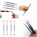 4-Piece Double-Ended Nylon Pick Hook Auto Detailing Tool Set Auto Detailing Tool Babs 0.7mm