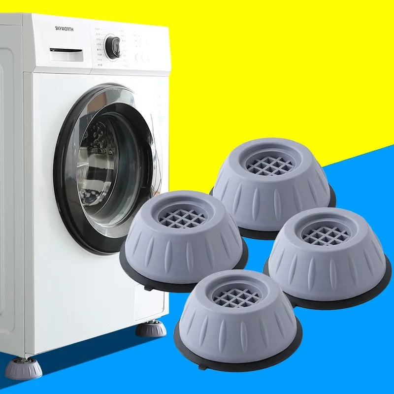 Anti-Vibration Washing Machine Foot Pads – Set of 4 Non-Slip Mats Appliance Foot Pads Babs
