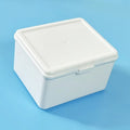 Transparent Flip Storage Box – Cards, Jewelry & Desk Organizer Flip Storage Box Babs WHITE