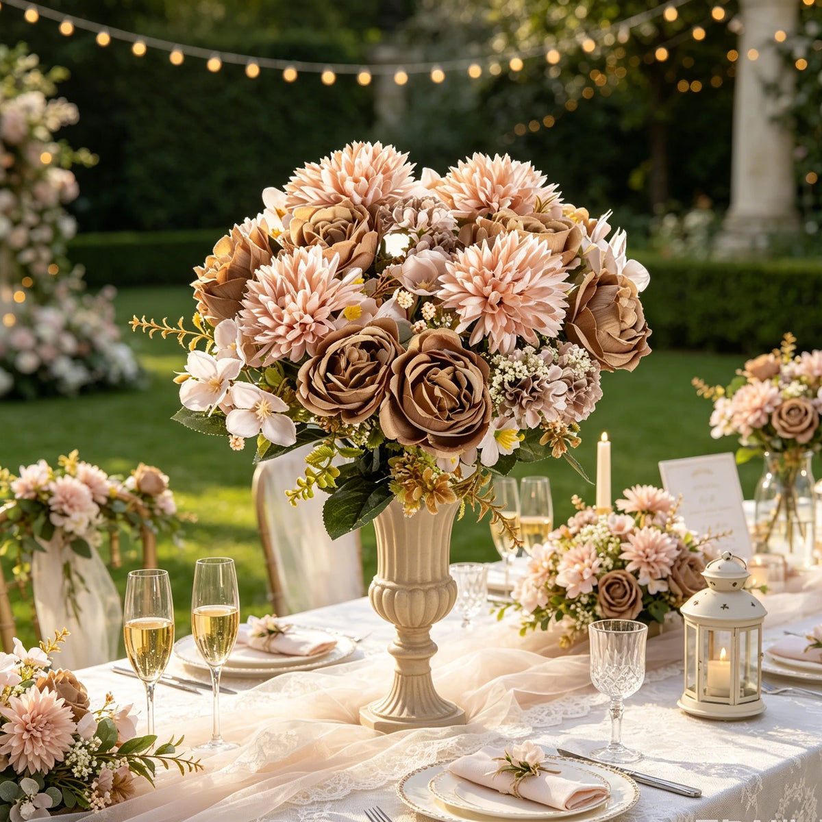 Silk Peony Artificial Flowers – Wedding, Home & Garden Décor Artificial Silk Flowers Babs